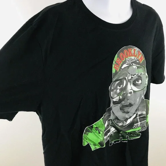 Jordan Shirt Spike‎ Lee Black Mars Blackmon Brooklyn Jumpman Graphic Nike XL - Picture 3 of 8